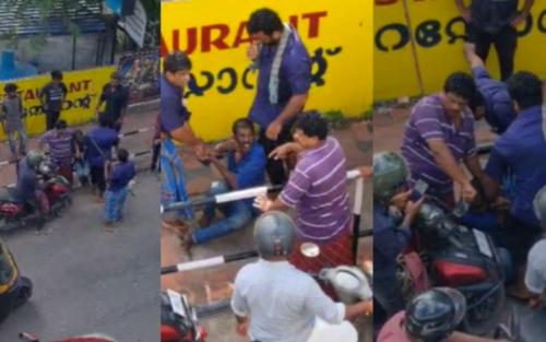 വീടിനുള്ളിൽ അതിക്രമിച്ചു കയറിയ പൊലീസുകാരന് നടുറോഡിൽ മർദനം വീടിനുള്ളിൽ അതിക്രമിച്ചു കയറിയ പൊലീസുകാരന് നടുറോഡിൽ മർദനം