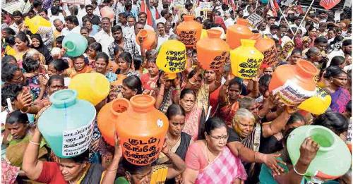 കുടിവെള്ള ക്ഷാമം: ചെന്നൈയില്‍ ജനരോഷം ശക്തമാകുന്നു