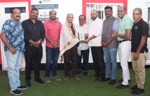 രാജു നാരായണ സ്വാമിഐ.എ.എസിനെ ബഹ്‌റൈൻ മലപ്പുറം ഡിസ്ട്രിക്ട് ഫോറം ആദരിച്ചു