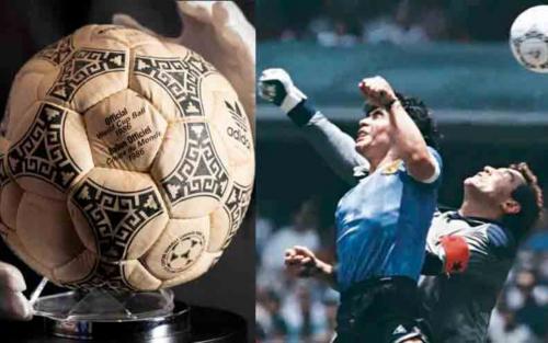 ചരിത്രം കുറിച്ച തങ്കപ്പന്ത്: മറഡോണയുടെ 'ദൈവത്തിന്റെ കൈ' പന്തിന് ലേലത്തിൽ 33 കോടി!
