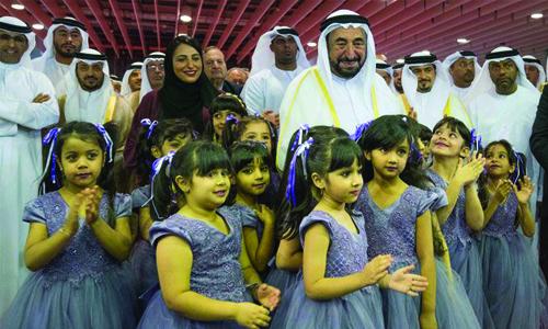 കു­ട്ടി­കളു­ടെ­ വാ­യനോ­ത്സവം ഷാ­ർ­ജ ഭരണാ­ധി­കാ­രി­ ഉദ്ഘാ­ടനം ചെ­യ്തു­