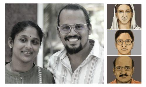 ഓയൂർ കിഡ്നാപ്പിംഗ് കേസ്; പ്രതികളുടെ രേഖാചിത്രം വരച്ച ദമ്പതികൾക്ക് അഭിനന്ദനപ്രവാഹം ഓയൂർ കിഡ്നാപ്പിംഗ് കേസ്; പ്രതികളുടെ രേഖാചിത്രം വരച്ച ദമ്പതികൾക്ക് അഭിനന്ദനപ്രവാഹം