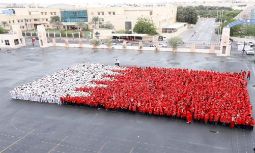 മൂന്ന് ലോക റെക്കോർഡുകളുമായി ഇന്ത്യൻ സ്കൂൾ ഗോൾഡൻ ബുക്കിൽ; റിഫ കാമ്പസിൽ വർണ്ണാഭമായ ദേശീയ ദിനാഘോഷം