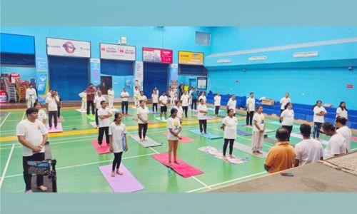 അന്താരാഷ്ട്ര യോഗാദിനം ആഘോഷിച്ച് ദി ഇന്ത്യൻ ക്ലബ്ബ്