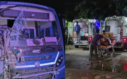 ഒഡീഷയിൽ രണ്ട് ബസുകൾ കൂട്ടിയിടിച്ച് 12 പേർ മരിച്ചു