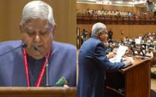 നിയമസഭാ മന്ദിരത്തിന്റെ രജതജൂബിലി ആഘോഷം ഉദ്ഘാടനം ചെയ്ത് ഉപരാഷ്ട്രപതി; കേരളത്തിന് പ്രശംസ നിയമസഭാ മന്ദിരത്തിന്റെ രജതജൂബിലി ആഘോഷം ഉദ്ഘാടനം ചെയ്ത് ഉപരാഷ്ട്രപതി; കേരളത്തിന് പ്രശംസ