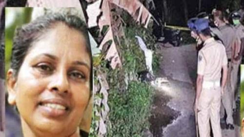 തൃശൂരിൽ ബോംബെറിഞ്ഞ ശേഷം വീട്ടമ്മയെ വെട്ടിക്കൊന്നു