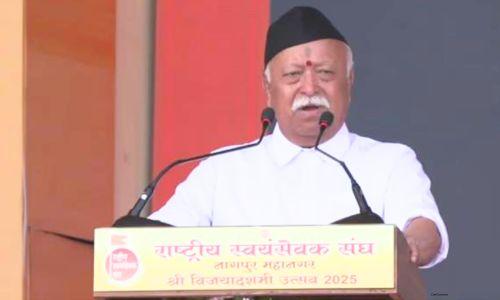 മഹാത്മജി നല്‍കിയ സംഭാവനകള്‍ വലുത്; മഹാത്മാഗാന്ധിയെ പുകഴ്ത്തി മോഹന്‍ ഭഗവത്