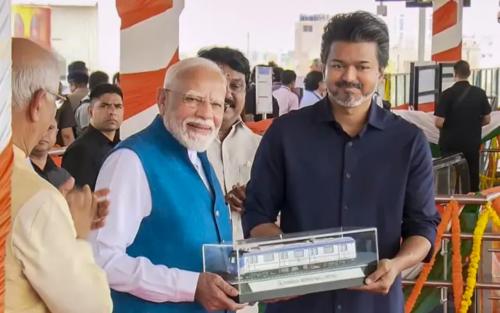 ചെന്നൈ മെട്രോ രണ്ടാംഘട്ടം: ആദ്യ പാത പ്രധാനമന്ത്രി നരേന്ദ്ര മോദി ഉദ്ഘാടനം ചെയ്തു