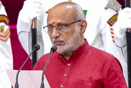 ഇന്ത്യയുടെ പതിനഞ്ചാമത് ഉപരാഷ്ട്രപതിയായി സി.പി രാധാകൃഷ്ണൻ സത്യപ്രതിജ്ഞ ചെയ്തു