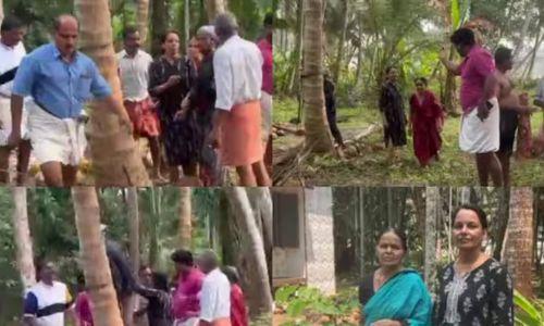 നീലേശ്വരത്ത് സ്വന്തം പറമ്പില്‍ നിന്ന് തേങ്ങ പറിക്കുന്നതിന് വയോധികയ്ക്ക് സിപിഎം വിലക്ക്