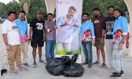 ഗാന്ധി ജയന്തി: അസ്രി ബീച്ചിൽ ശുചീകരണ ക്യാമ്പുമായി ലാൽ കെയേഴ്‌സ് ബഹ്‌റൈൻ