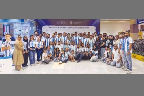 അർജന്റീന ആരാധകരെ ഒന്നിപ്പിച്ച് ലുലു എക്സ്ചേഞ്ചിന്റെ ഫുട്ബോൾ ആഘോഷം
