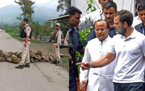 പ്രതിഷേധം ശക്തം; മണിപ്പൂർ സന്ദർശനം ഉപേക്ഷിച്ച് രാഹുൽ ഗാന്ധി ഇംഫാലിലേക്ക് മടങ്ങി