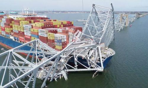 ചരക്കുകപ്പൽ ബാൾട്ടിമോർ പാലത്തിലിടിച്ചുണ്ടായ അപകടത്തിൽ ആറ് പേർ മരിച്ചതായി റിപ്പോർട്ട്