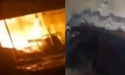 മലപ്പുറത്ത് ഇരുനിലയിലുള്ള വസ്ത്രക്കട കത്തിനശിച്ചു; ലക്ഷങ്ങളുടെ നഷ്ടം, മോഷണത്തിന് ശേഷം തീയിട്ടതെന്ന് സംശയം