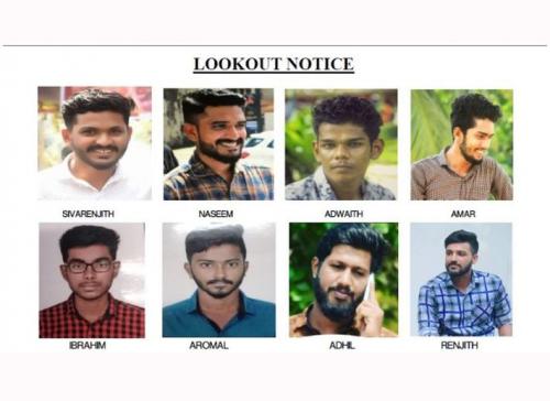 യൂണിവേഴ്‍സിറ്റി കോളേജ് സംഘർഷം: എട്ട് പ്രതികൾക്കെതിരെ ലുക്കൗട്ട് നോട്ടീസ്