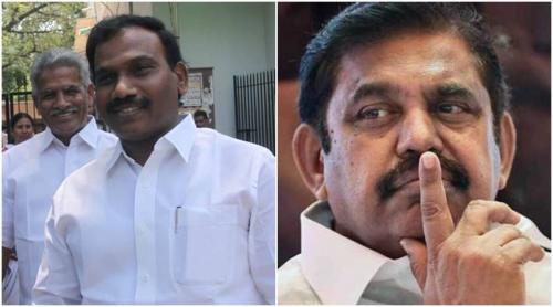 എ​ട​പ്പാ​ടി പ​ള​നി​സ്വാ​മി​ക്ക് എ​തി​രാ​യ വി​വാ​ദ പ​രാ​മ​ർ​ശ​ത്തി​ൽ മാപ്പ് പറഞ്ഞ് ഡി​എം​കെ നേ​താ​വ് എ. രാ​ജ