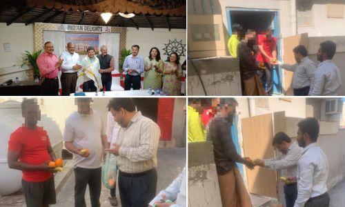 ലൈറ്റ്‌സ് ഓഫ് കൈൻഡ്നേസ് മധുരപലഹാരങ്ങളും പഴങ്ങളും വിതരണം ചെയ്തു