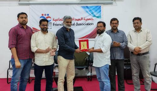 35 വർഷത്തെ പ്രവാസം അവസാനിപ്പിച്ച് മടങ്ങുന്ന ബി.എം. മുഹമ്മദ് കുഞ്ഞിന് യാത്രയയപ്പ് നൽകി