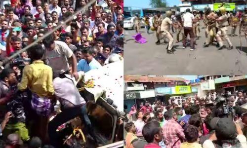 പുല്പ്പള്ളിയില് നിരോധനാജ്ഞ പ്രഖ്യാപിച്ചു; പോളിന്റെ വീട്ടുവളപ്പിലും പ്രതിഷേധം പുല്പ്പള്ളിയില് നിരോധനാജ്ഞ പ്രഖ്യാപിച്ചു; പോളിന്റെ വീട്ടുവളപ്പിലും പ്രതിഷേധം