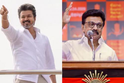 വിജയ്‌യുടെ ടിവികെയ്ക്ക് പിന്തുണയുമായി സ്റ്റാലിനും ഡിഎംകെയും; ഗവർണറുടെ നടപടിക്കെതിരെ പ്രതിഷേധം ശക്തമാകുന്നു