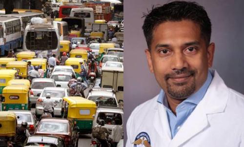 ഗതാഗതക്കുരുക്കിൽ; ശസ്ത്രക്രിയ മുടങ്ങാതിരിക്കാൻ കിലോമീറ്ററുകൾ ഓടി ആശുപത്രിയിലെത്തി ഡോക്ടർ ഗതാഗതക്കുരുക്കിൽ; ശസ്ത്രക്രിയ മുടങ്ങാതിരിക്കാൻ കിലോമീറ്ററുകൾ ഓടി ആശുപത്രിയിലെത്തി ഡോക്ടർ