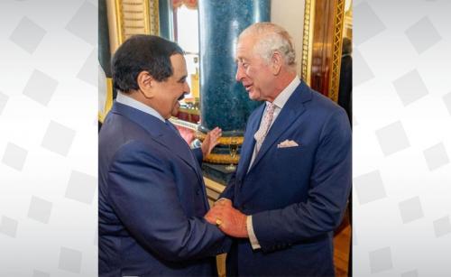 ബഹ്റൈൻ രാജാവ് ചാൾസ് മൂന്നാമനുമായി കൂടിക്കാഴ്ച നടത്തി