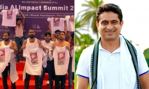 എ.ഐ ഉച്ചകോടിയിലെ നഗ്ന പ്രതിഷേധം; യൂത്ത് കോൺഗ്രസ് ദേശീയ അധ്യക്ഷൻ അറസ്റ്റിൽ