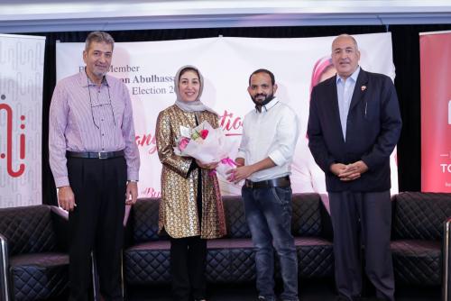 സൗസൻ അബുൽ ഹസ്സൻ അൽ ബുസ്താനീക്ക് സ്വീകരണം നൽകി