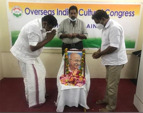 ബഹ്റൈൻ ഒഐസിസി  ​ഗാന്ധി സ്മൃതി സംഘടിപ്പിച്ചു