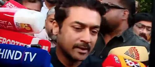 ഞാൻ അദ്ദേഹത്തിന്‍റെ ആരാധകൻ, നേരിട്ട് വന്ന് കാണണമെന്ന് തോന്നി'; ശ്രീനിവാസന് അന്ത്യാഞ്ജലി അർപ്പിക്കാനെത്തി സൂര്യ