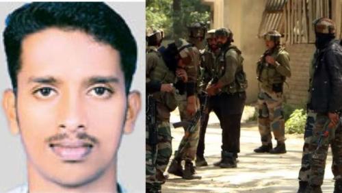 കശ്‍മീരിലെ  കുഴിബോംബ് സ്ഫോടനത്തില്‍ മലയാളി ജവാൻ വീരമൃത്യു വരിച്ചു