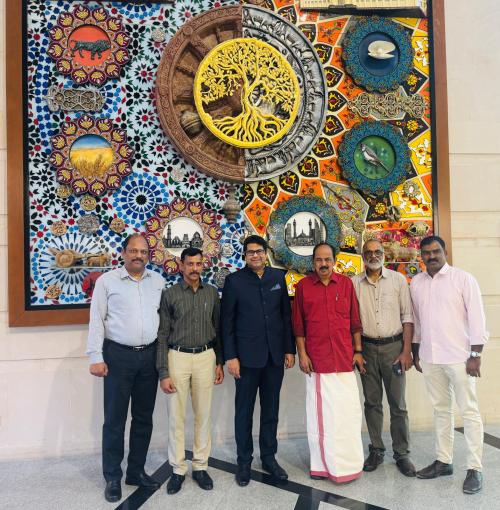 കേരള ഭക്ഷ്യ സിവിൽ സപ്ലൈസ് മന്ത്രി ജി.ആർ. അനിൽ ബഹ്റൈൻ ഇന്ത്യൻ എംബസി സന്ദർശിച്ചു