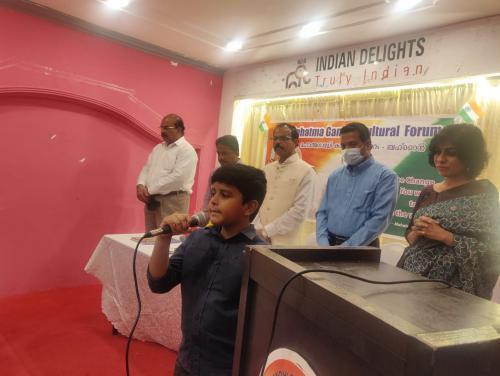 മഹാത്മാ ഗാന്ധി കൾച്ചറൽ ഫോറത്തിന്റെ ആഭിമുഖ്യത്തിൽ ഗാന്ധി ജയന്തി ആഘോഷിച്ചു മഹാത്മാ ഗാന്ധി കൾച്ചറൽ ഫോറത്തിന്റെ ആഭിമുഖ്യത്തിൽ ഗാന്ധി ജയന്തി ആഘോഷിച്ചു