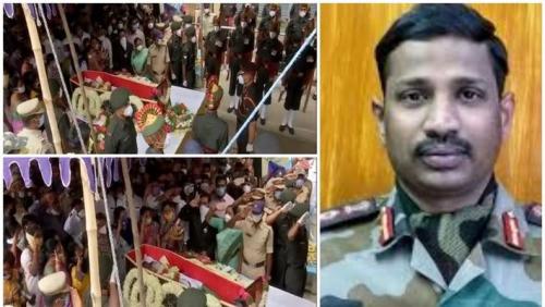രാജ്യത്തിന്‍റെ വീരപുത്രന് വിട: കേണൽ സന്തോഷ് ബാബുവിന്റെ മൃതദേഹം പൂർണ സൈനിക ബഹുമതികളോടെ സംസ്കരിച്ചു   