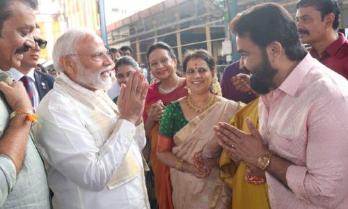 സത്യപ്രതിജ്ഞാ ചടങ്ങിൽ മോഹൻലാലിനെ നേരിട്ട് ക്ഷണിച്ച് മോദി, അസൗകര്യമറിയിച്ച് നടൻ സത്യപ്രതിജ്ഞാ ചടങ്ങിൽ മോഹൻലാലിനെ നേരിട്ട് ക്ഷണിച്ച് മോദി, അസൗകര്യമറിയിച്ച് നടൻ