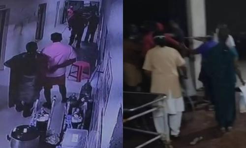 നീണ്ടകര താലൂക്ക് ആശുപത്രി ജീവനക്കാരെ മർദിച്ച സംഭവം; യൂത്ത് കോൺഗ്രസ് ദേശീയപാത ഉപരോധിച്ചു നീണ്ടകര താലൂക്ക് ആശുപത്രി ജീവനക്കാരെ മർദിച്ച സംഭവം; യൂത്ത് കോൺഗ്രസ് ദേശീയപാത ഉപരോധിച്ചു
