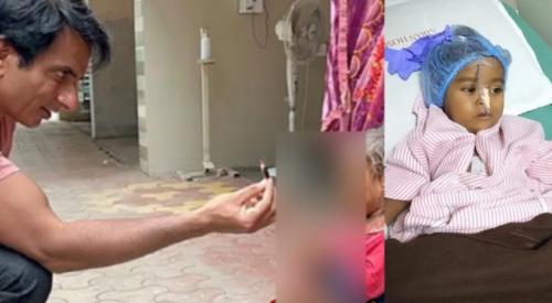 നാല് കാലുകളും നാല് കൈകളുമായി ജനിച്ച കുട്ടിയ്ക്ക് സഹായവുമായി സോനു സൂദ്; ശസ്ത്രക്രിയ വിജയകരം നാല് കാലുകളും നാല് കൈകളുമായി ജനിച്ച കുട്ടിയ്ക്ക് സഹായവുമായി സോനു സൂദ്; ശസ്ത്രക്രിയ വിജയകരം