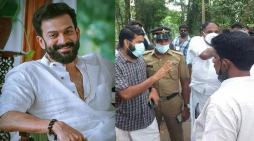 പൃഥ്വിരാജ് ചിത്രം 'കടുവ'യുടെ ഷൂട്ടിങ് സെറ്റിലേക്ക് യൂത്ത് കോൺഗ്രസ് മാർച്ച് പൃഥ്വിരാജ് ചിത്രം 'കടുവ'യുടെ ഷൂട്ടിങ് സെറ്റിലേക്ക് യൂത്ത് കോൺഗ്രസ് മാർച്ച്