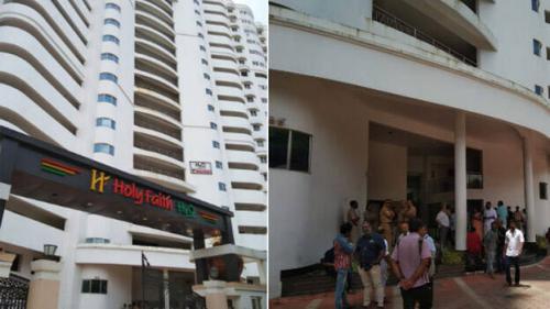  മരടില്‍ പൊളിക്കല്‍ നടപടികള്‍ ആരംഭിച്ചു; ആല്‍ഫാ വെഞ്ചേഴ്‌സില്‍ തൊഴിലാളികളുടെ പൂജ