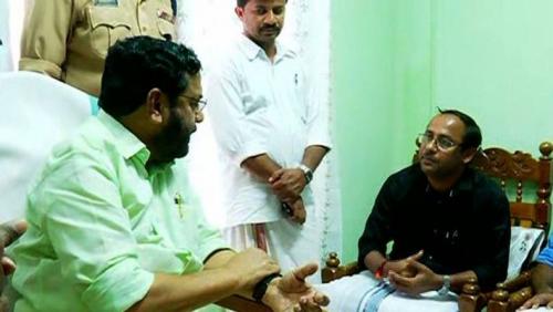 ദേവസ്വം മന്ത്രിയുമായി വാക്ക് തര്‍ക്കം; ബിജെപി നേതാക്കള്‍ കസ്റ്റഡിയില്‍