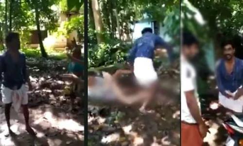 മദ്യക്കുപ്പി കാണാനില്ലെന്ന് ആരോപിച്ച് അച്ഛന്റെ ഉടുതുണി ഊരി നിലത്തിട്ട് ചവിട്ടി മകന്‍