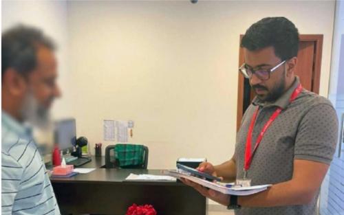  ലേബർ മാർക്കറ്റ് റെഗുലേറ്ററി അതോറിറ്റി ക്യാപിറ്റൽ, സതേൺ, നോർത്തേൺ ഗവർണറേറ്റുകളിൽ എൽഎംആർഎയുടെ പരിശോധന