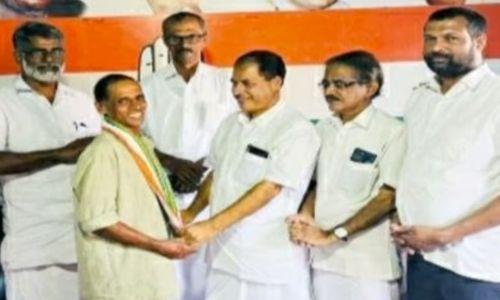 ബിജെപിയിലെത്തി, രണ്ടാംദിവസം കോണ്‍ഗ്രസിലേക്ക് മടങ്ങി മൊയ്തീന്‍കുഞ്ഞി