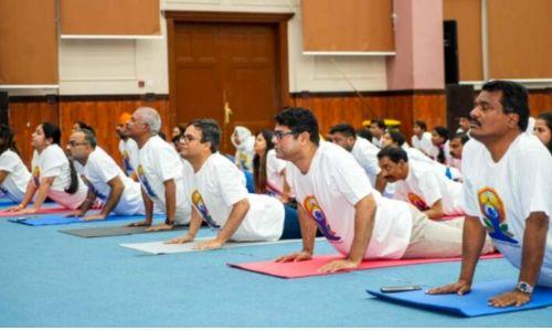 ഇന്ത്യൻ എംബസി 11-ാമത് അന്താരാഷ്ട്ര യോഗ ദിനം ആഘോഷിച്ചു ഇന്ത്യൻ എംബസി 11-ാമത് അന്താരാഷ്ട്ര യോഗ ദിനം ആഘോഷിച്ചു