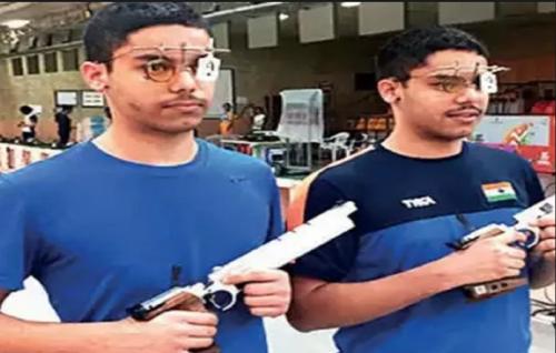 ജൂ​​നി​​യ​​ർ ഷൂ​​ട്ടിം​​ഗ് ലോ​​ക​​ക​​പ്പ്: ഇ​​ന്ത്യ​​ക്ക് ഇ​​ര​​ട്ട സ്വ​​ർ​​ണം