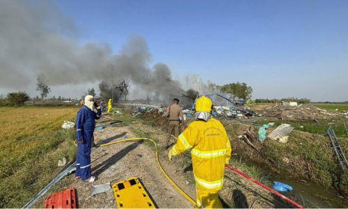 തായ്‌ലൻഡിൽ പടക്കനിർമാണശാലയിൽ സ്ഫോടനം; 23 മരണം