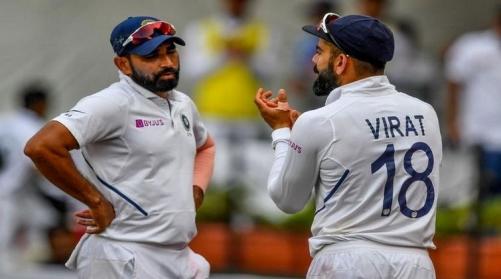 ഷമിയെ അധിക്ഷേപിക്കുന്നവർ നട്ടെല്ലില്ലാത്തവരെന്ന് വിരാട് കോലി ഷമിയെ അധിക്ഷേപിക്കുന്നവർ നട്ടെല്ലില്ലാത്തവരെന്ന് വിരാട് കോലി