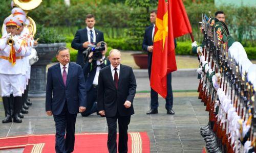 വിയറ്റ്നാമിലെത്തിയ പുടിനെ ചുവപ്പു പരവതാനി വിരിച്ചു സ്വീകരിച്ചതിനെതിരെ യുഎസ്